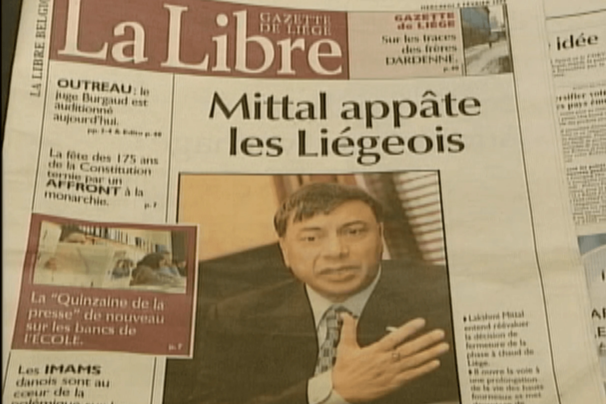 OPA de Mittal contre Arcelor : visite de Lakshmi Mittal à Bruxelles en 2006